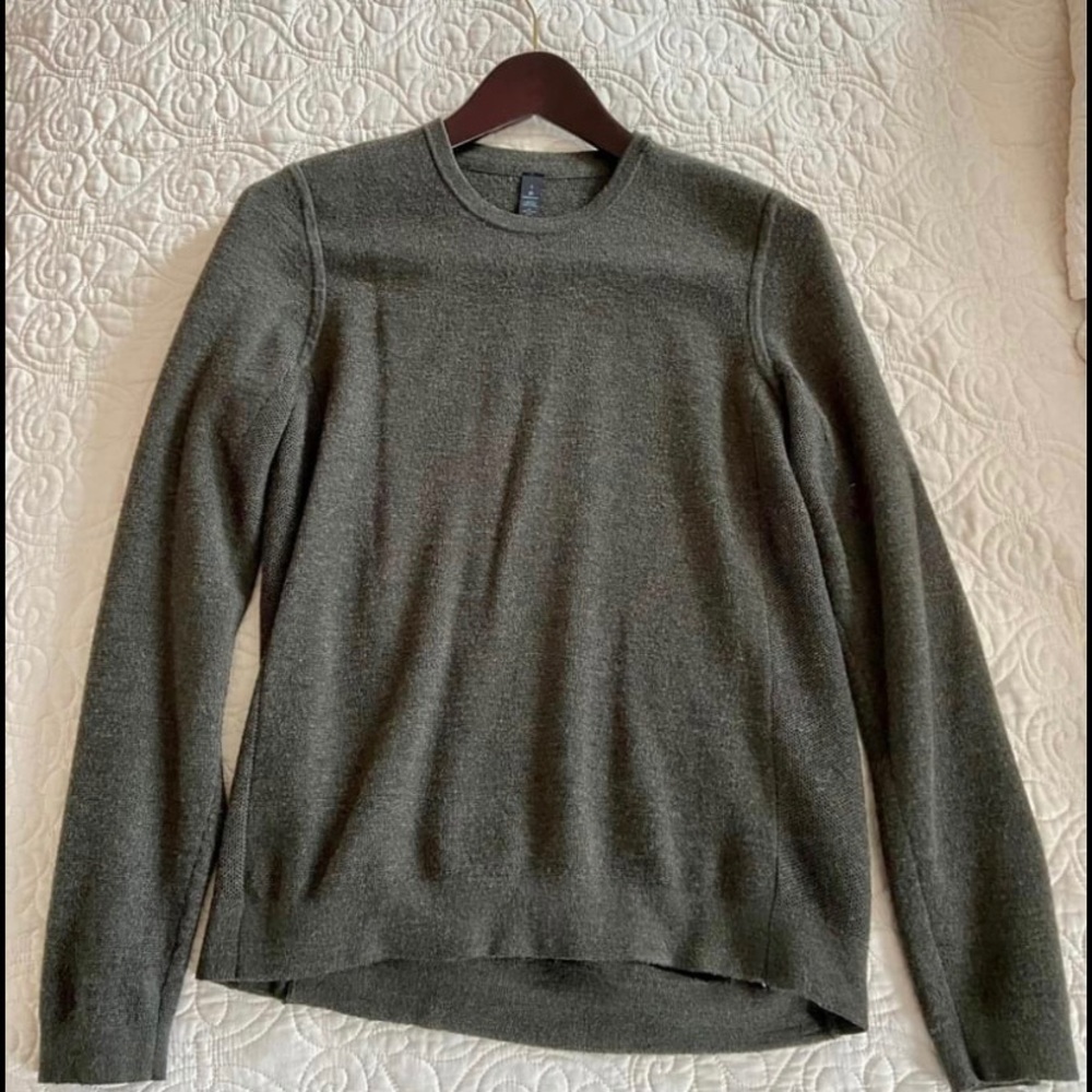 Lululemon Merino Wool Sweater Olive Green NWOT